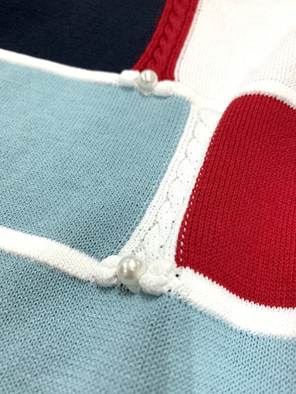 ルネ 6422410 ワンピース 36 ネイビー 半袖 ニット ITIKIAMODNC4 【SALE】