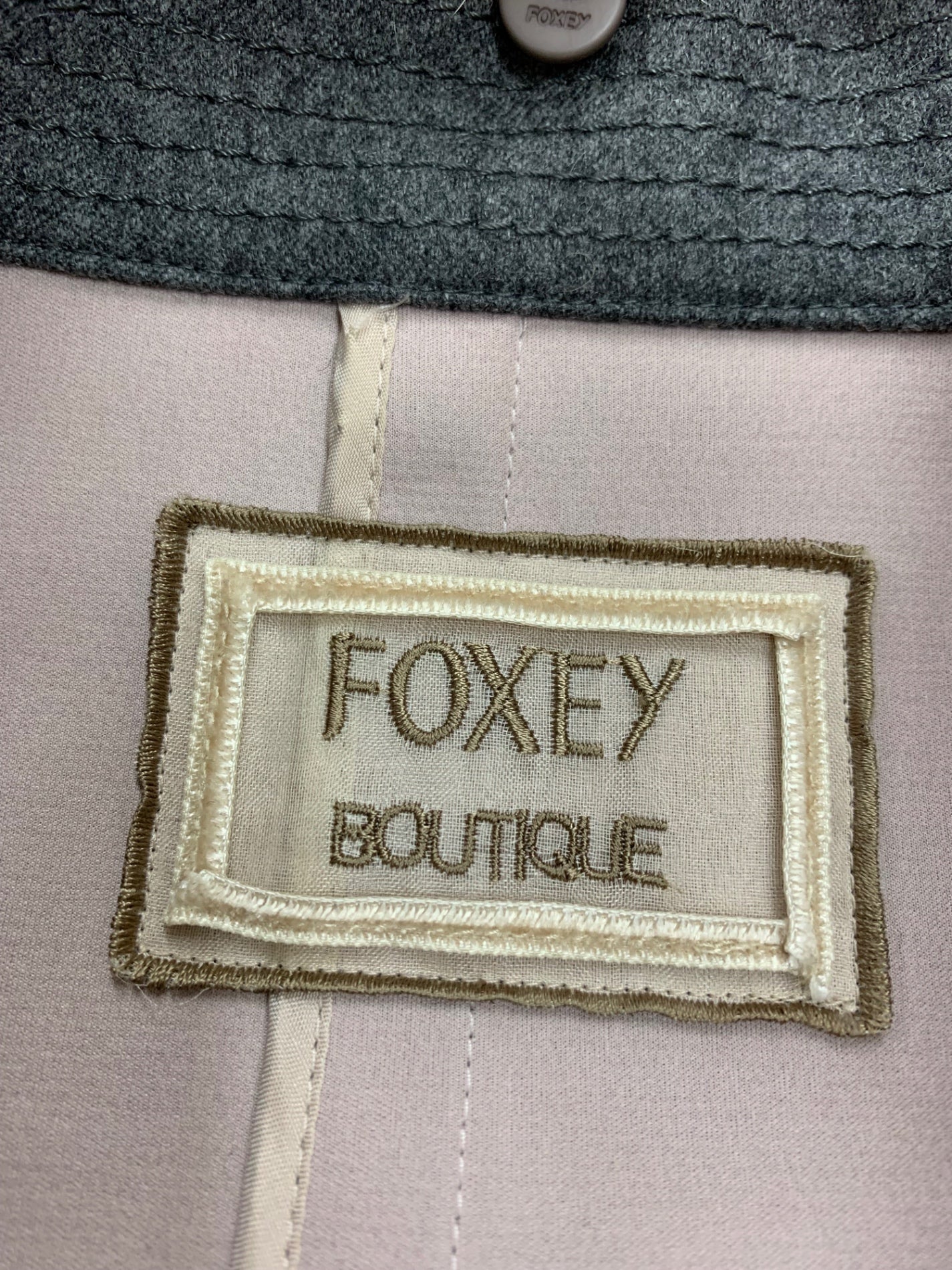 フォクシーブティック Coat Rose Mink 36236 コート 38 グレー | 中古