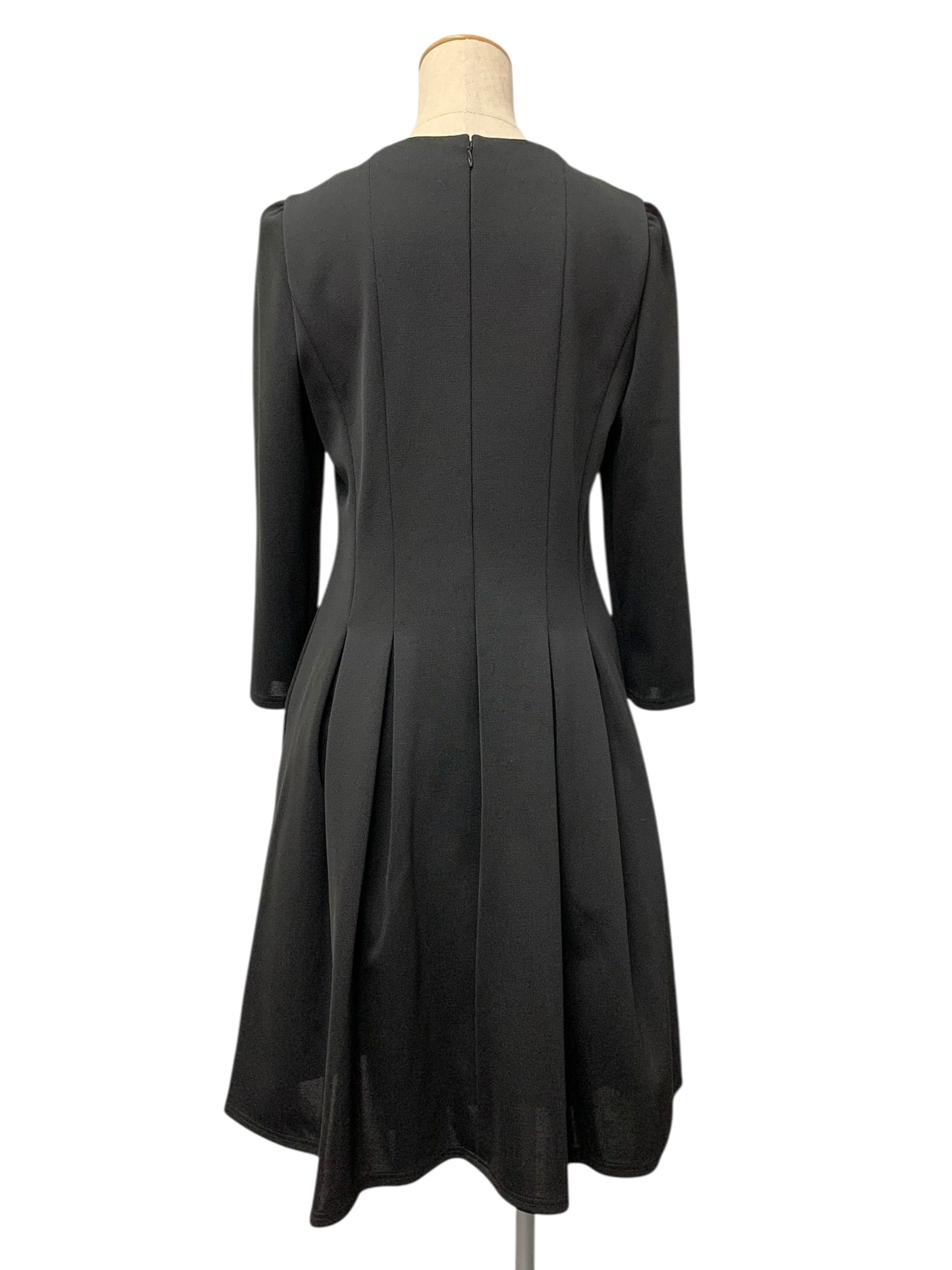 エムズグレイシー 311123 ワンピース 40 ブラック パニエ付き フレア ITLH36Y43HA4