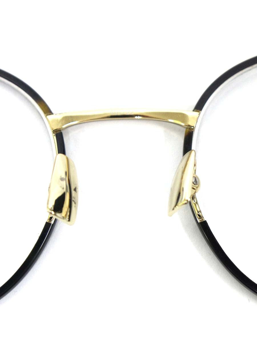 サンローランパリ SL125 003 メガネ ダークハバナ/ゴールド メタルフレーム フルリム ラウンド ITBUTELIQM5U