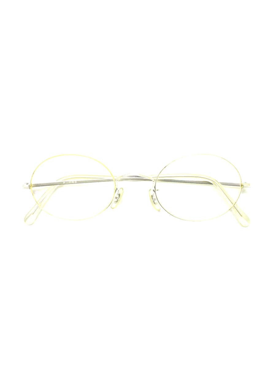 白山眼鏡店 メガネ 眼鏡 ライトゴールド メタルフレーム フルリム オーバル ITW7K97XXB57