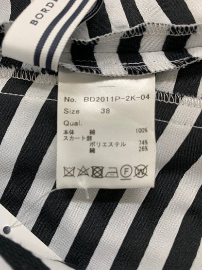 ボーダーズアットバルコニー ボーダーTEEドレス BD2011P-2K-04 ワンピース 38 ホワイト ITGT0V3A39DC