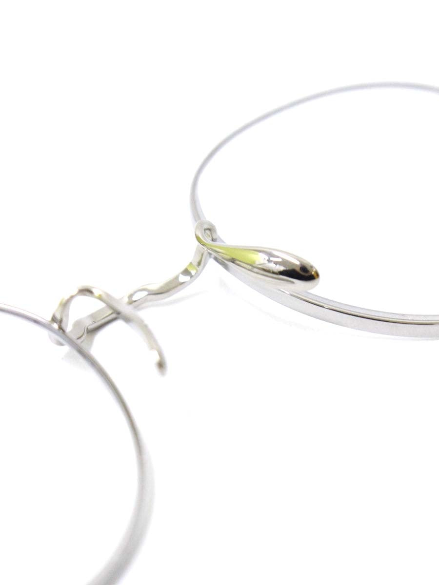 ayame（アヤメ） MANRAY メガネ シルバー マンレイ メタルフレーム フルリム ボストン ITC1N7228RME