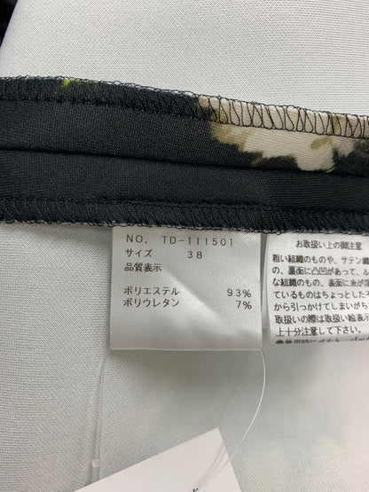 エムズグレイシー インクジェットフラワープリントドレス 111501 ワンピース 38 ブラック ITQ0CAM0ZRLA