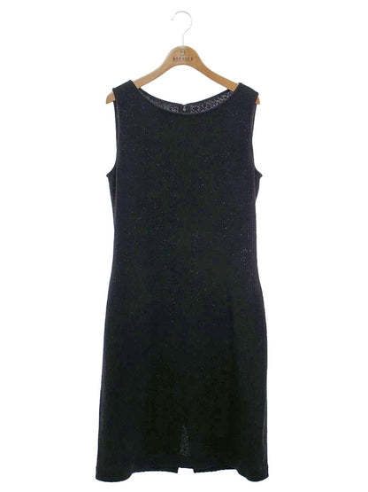 セントジョン ワンピース 8 ブラック ウール混 ブークレ ITGT2U3L17EW 【SALE】