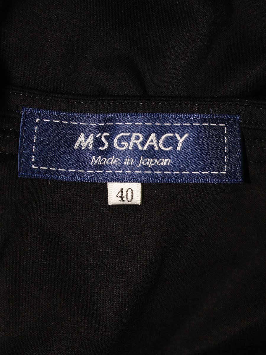 エムズグレイシー 415304 カットソー 40 ブラック フリル ITM5O7VFKX7S