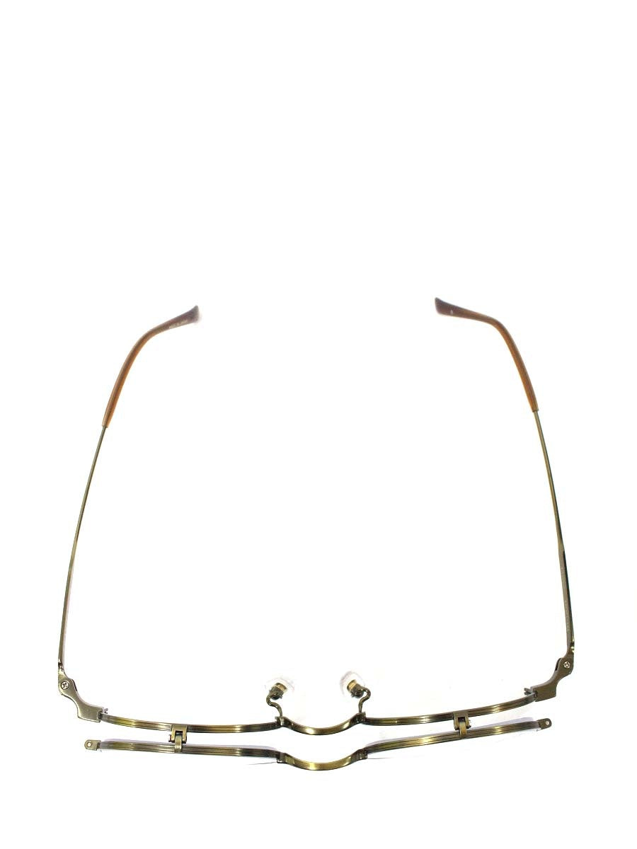 ジョンレノン JL-1106 メガネ ゴールド メタルフレーム フルリム ボストンシェイプ 跳ね上げ式 IT3FXQMT8SGW 【SALE】