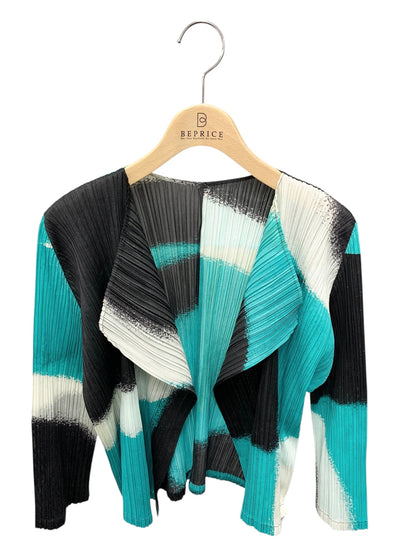 プリーツプリーズイッセイミヤケ PP63-JO723 カーディガン 3 マルチカラー プリーツ ITEU9NHRYMSG