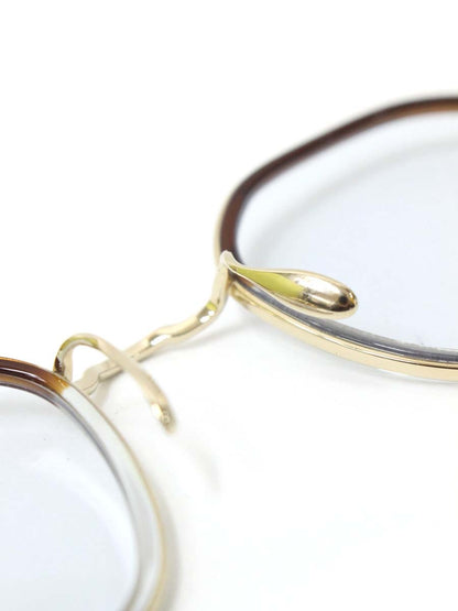 ayame（アヤメ） HEX メガネ ブラウン コンビフレーム フルリム スクエア ITB1C6VSEX8G