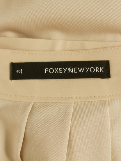 フォクシーニューヨーク 25747 スカート 40 ベージュ フレア IT51VPJR8H15