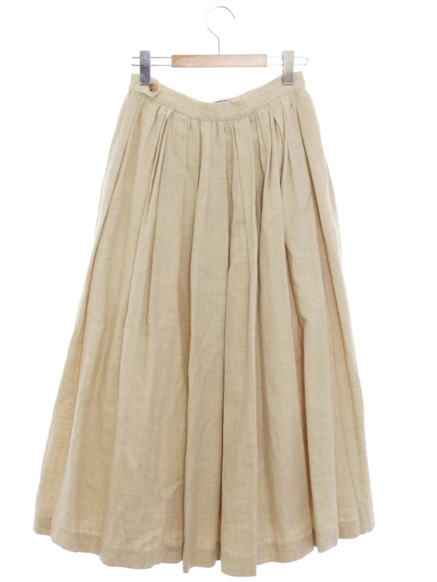 ヤエカ WRITE 90669 スカート S ベージュ リネン IT5FLOK5QITP