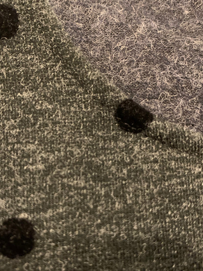 エムズグレイシー 425702 シャツ ブラウス 38 ブラック ドット柄 切替 バックジップ IT94NK6B108G