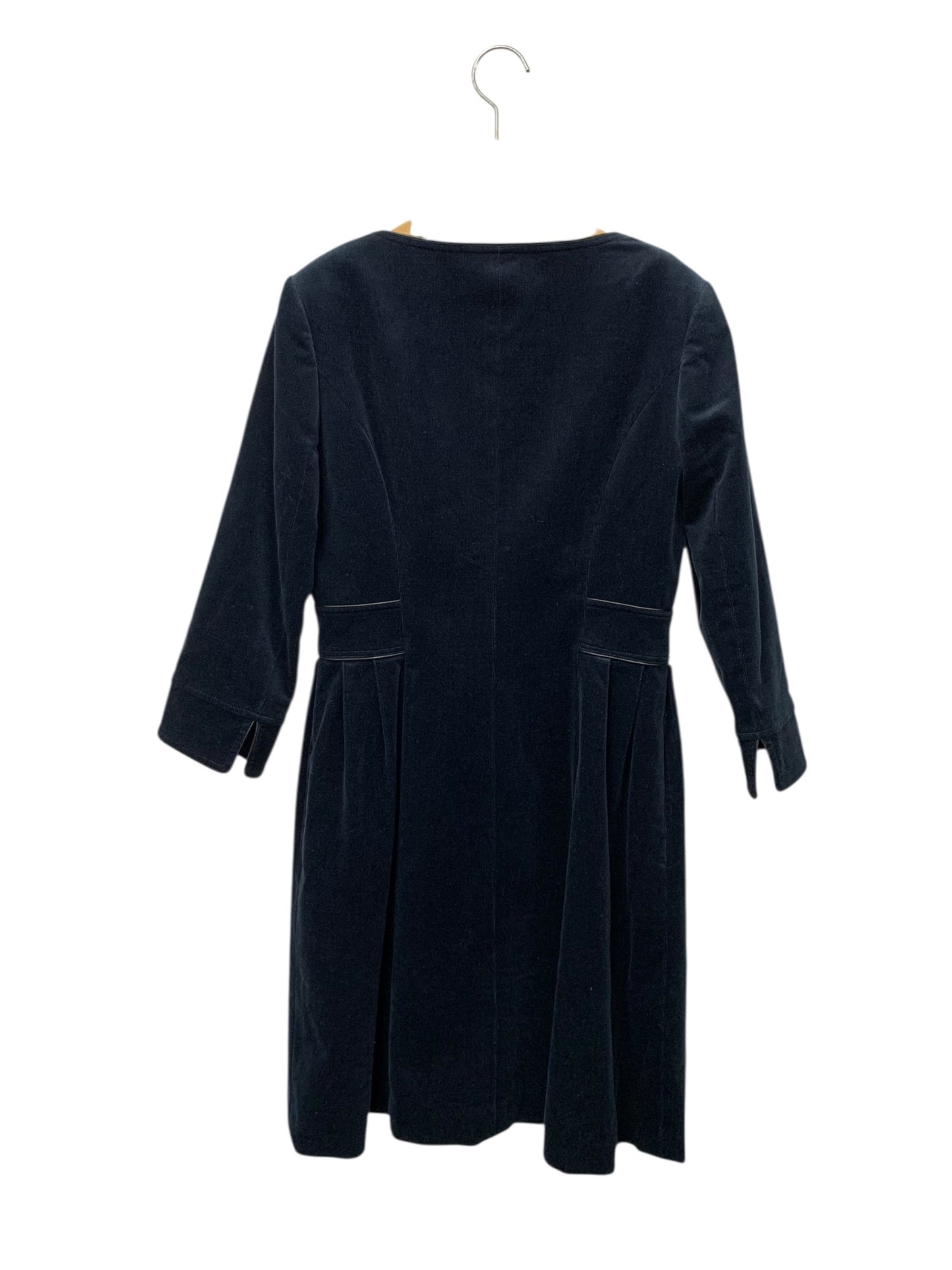 ルネ 6036170 ノーカラーコート 38 ネイビー TISSU コーデュロイ ITKNPZ1WULM0