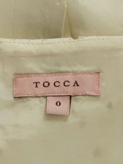 トッカ 洗える！CASSIA ドレス OPTOKW0345 ワンピース 0 ベージュ カットワーク IT9A6TD1LN3K