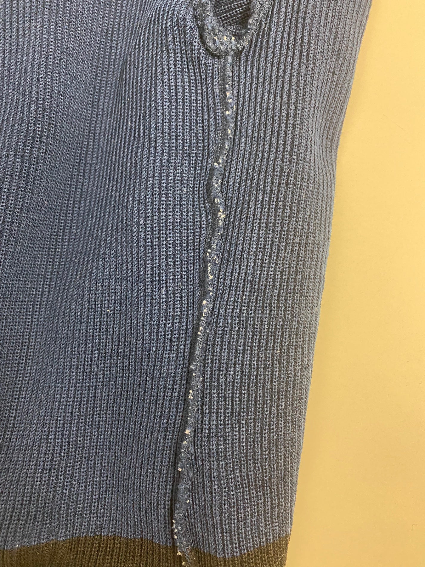 エムズグレイシー 328529 トップス 40 ネイビー リボン IT2ODHRU3AOU 【SALE】