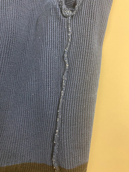 エムズグレイシー 328529 トップス 40 ネイビー リボン IT2ODHRU3AOU 【SALE】