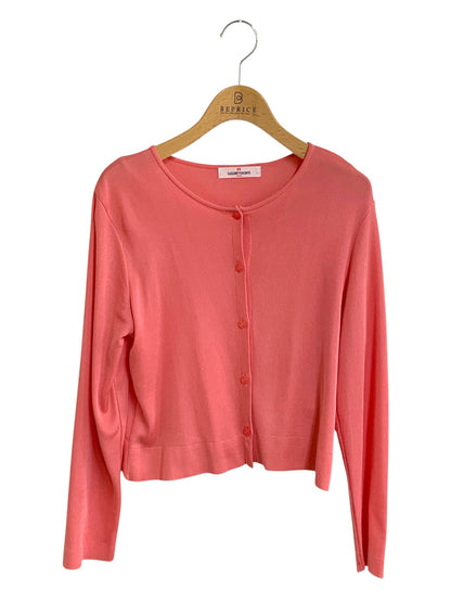 ギャラリービスコンティ 1112121 カーディガン 2 ピンク カメリアボタン バックリボン IT9RURNNQQ2Q