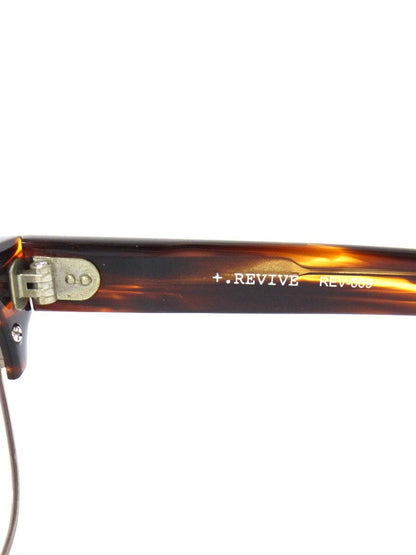 リヴァイヴ REV-009 メガネ ブラウン べっ甲柄 IT7LDYNNDYVS 【SALE】