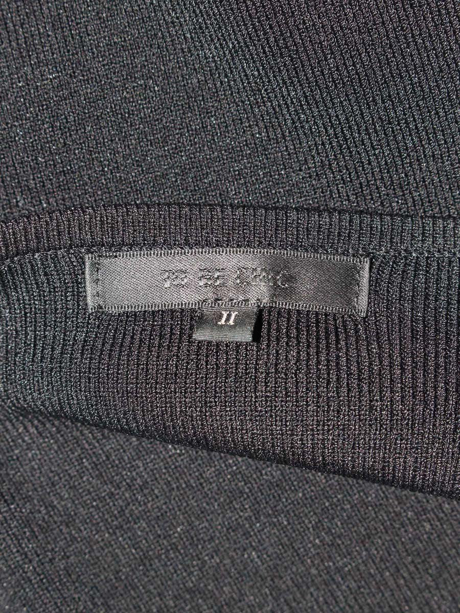 トゥービーシック W5N68-257-09 ニット 2 ブラック フリル ビジュー ITMRT60DBESU