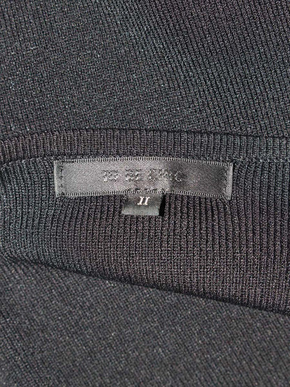 トゥービーシック W5N68-257-09 ニット 2 ブラック フリル ビジュー ITMRT60DBESU