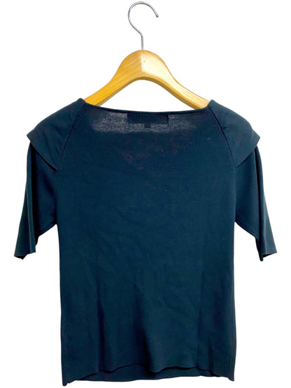 エムズグレイシー 628332 Tシャツ カットソー 38 ブラック リボン ITZR6D7M5GTE