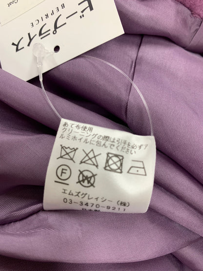 エムズグレイシー Purple Coat 819526 コート 40 パープル ITD5VSQL3CU6