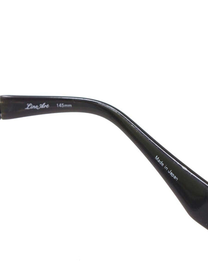 ラインアートシャルマン Forte フォルテ XL1052 眼鏡 メガネ ブラック コンビフレーム フルリム スクエア ITUUJWYVBE04