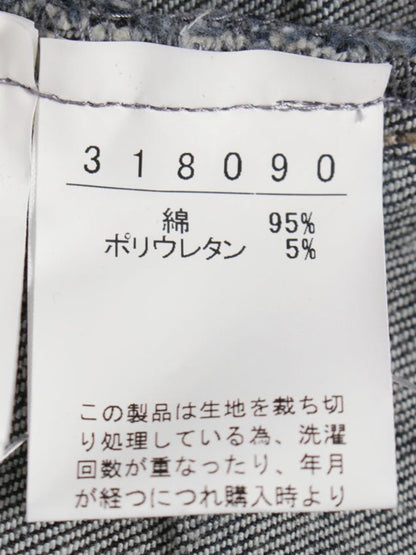 アルベロベロ 318090 デニムパンツ M ネイビー パッチワーク ビジュー IT6YMBK11OIQ