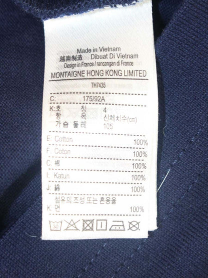 ラコステ TH7435 Tシャツ 4 ネイビー ロゴ IT82EVAVXSJM