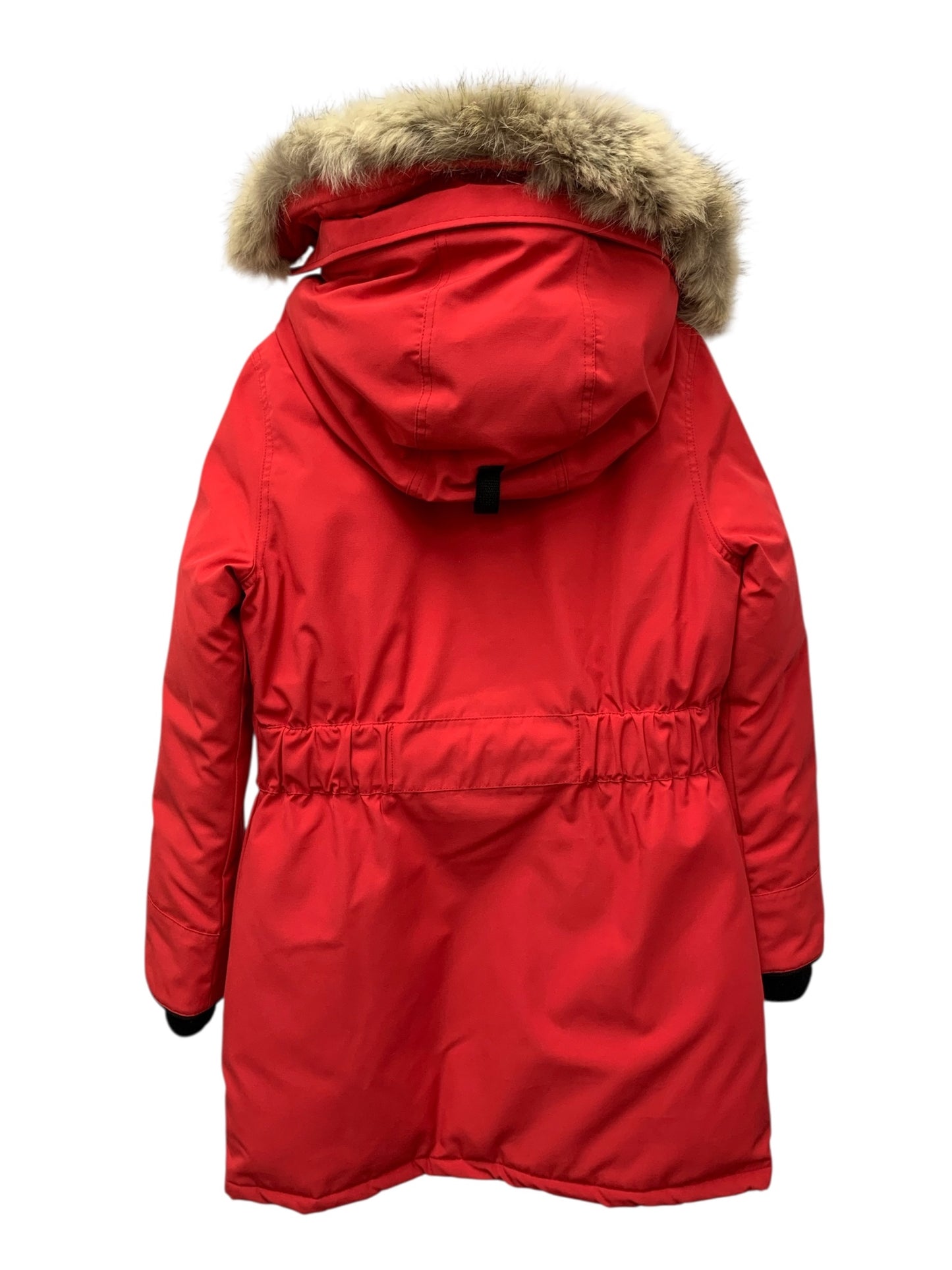 カナダグース TRILLIUM PARKA トリリウムパーカ 6660LA コート S レッド コヨーテファー IT5J40WL1IOM