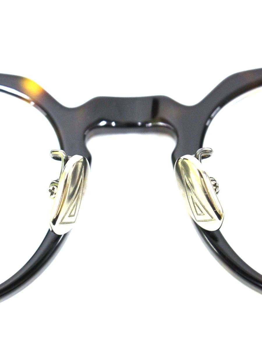 金子眼鏡 メガネ ブラウン/メタルブラック イッセイミヤケアイズ コラボ  コンビメガネフレーム デミ べっ甲柄 ITJ5Z1M4XG6U