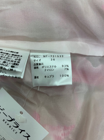 エムズグレイシー 721532 ワンピース 36 ピンク フラワーモチーフ ジャガード ITPAAJ5KKE0Y