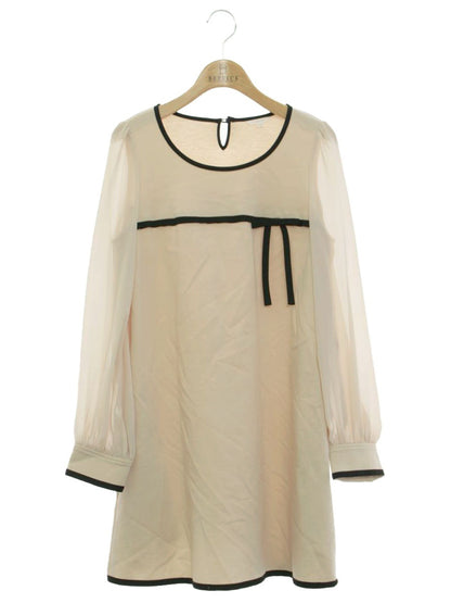 トゥービーシック W5M03-429-40 ブラウス 40 ベージュ リボン ITN7SAT097DS