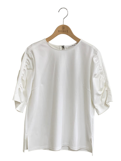 エムプルミエブラック C837-002 プルオーバー 38 ホワイト バックジップ ITFRIKP9WVW0