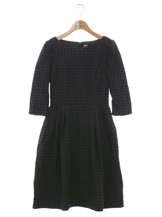 トッカ OPTOLA0260 ワンピース 0 ブラック 総柄 ITDMLSCBWU9L