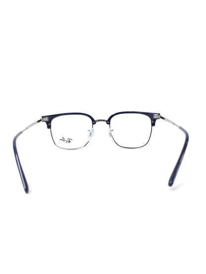 レイバン New CLUBMASTER RB7216 メガネ ネイビー/シルバー ブロウ スクエア コンビフレーム ITDGPJPBPNCG 【SALE】