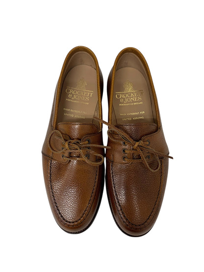 クロケット&ジョーンズ ユナイテッドアローズ別注モデル FALMOUTH 20349A デッキシューズ 6E ブラウン ファルマス 376 IT1FOUAP0TPC
