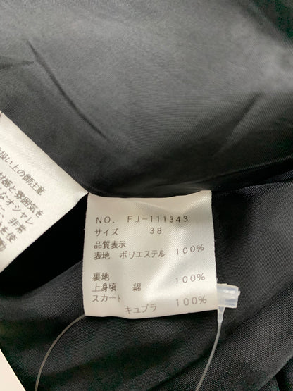 エムズグレイシー 111343 ワンピース 38 ブラック 小花柄 フラワーモチーフ ドレス ITFWYY6RLR6H