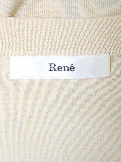 ルネ 6512060 カーディガン 36 ベージュ ボレロ ITQXIHVH9E7I