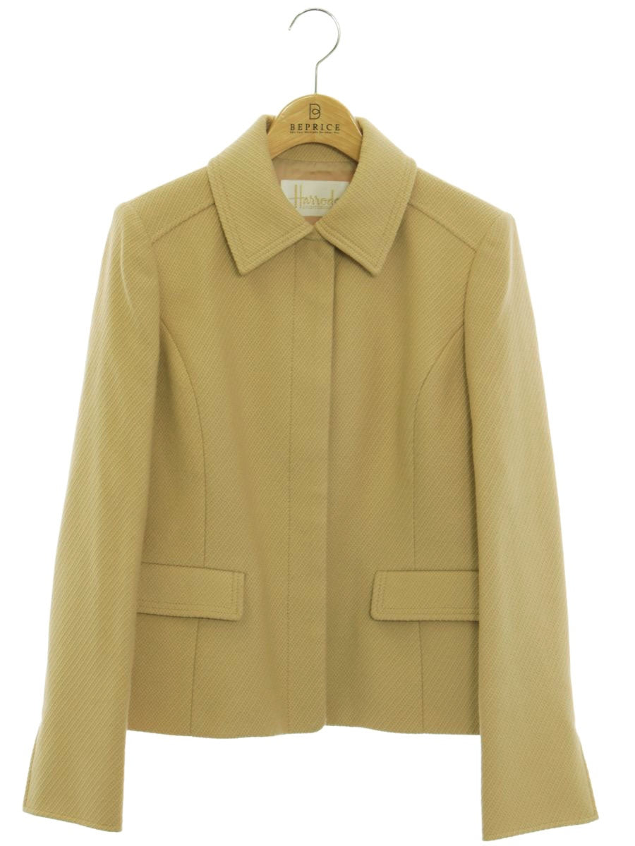 ハロッズ 10450029 ジャケット 3 ベージュ ウール ITJO8YYGPICW