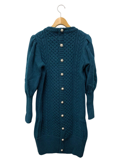 ルネ パールニットワンピース 6242780 ワンピース 36 グリーン ITCF2BJSKBDN