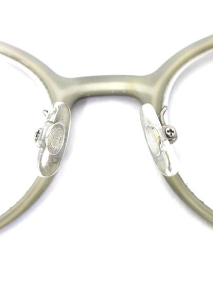 ハマモト HT-517 メガネ カーキグリーン セルフレーム フルリム ボストン ITSL29CBB4VD 【SALE】