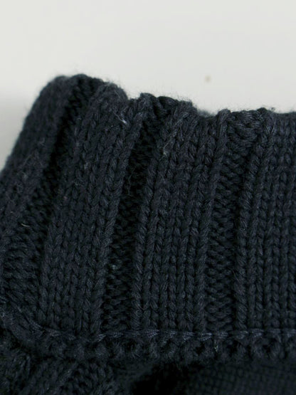 ルネ 6212430 ニット 34 ネイビー パール リボン ITF0DTGJF8RU