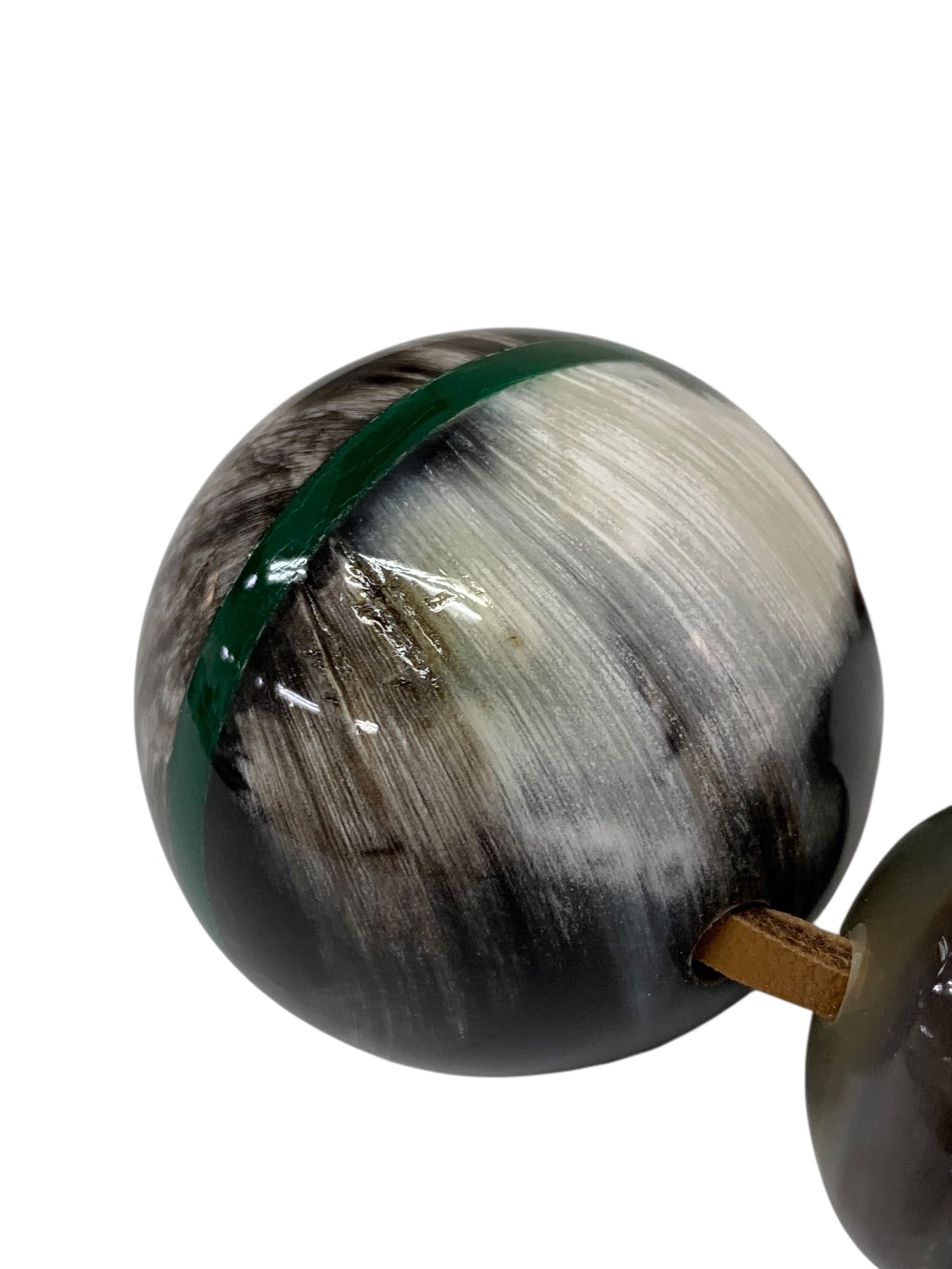 マルニ ネックレス グレー ストーンモチーフ 石 レザー IT6KRC45OH88