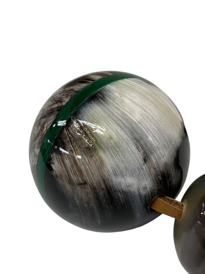 マルニ ネックレス グレー ストーンモチーフ 石 レザー IT6KRC45OH88