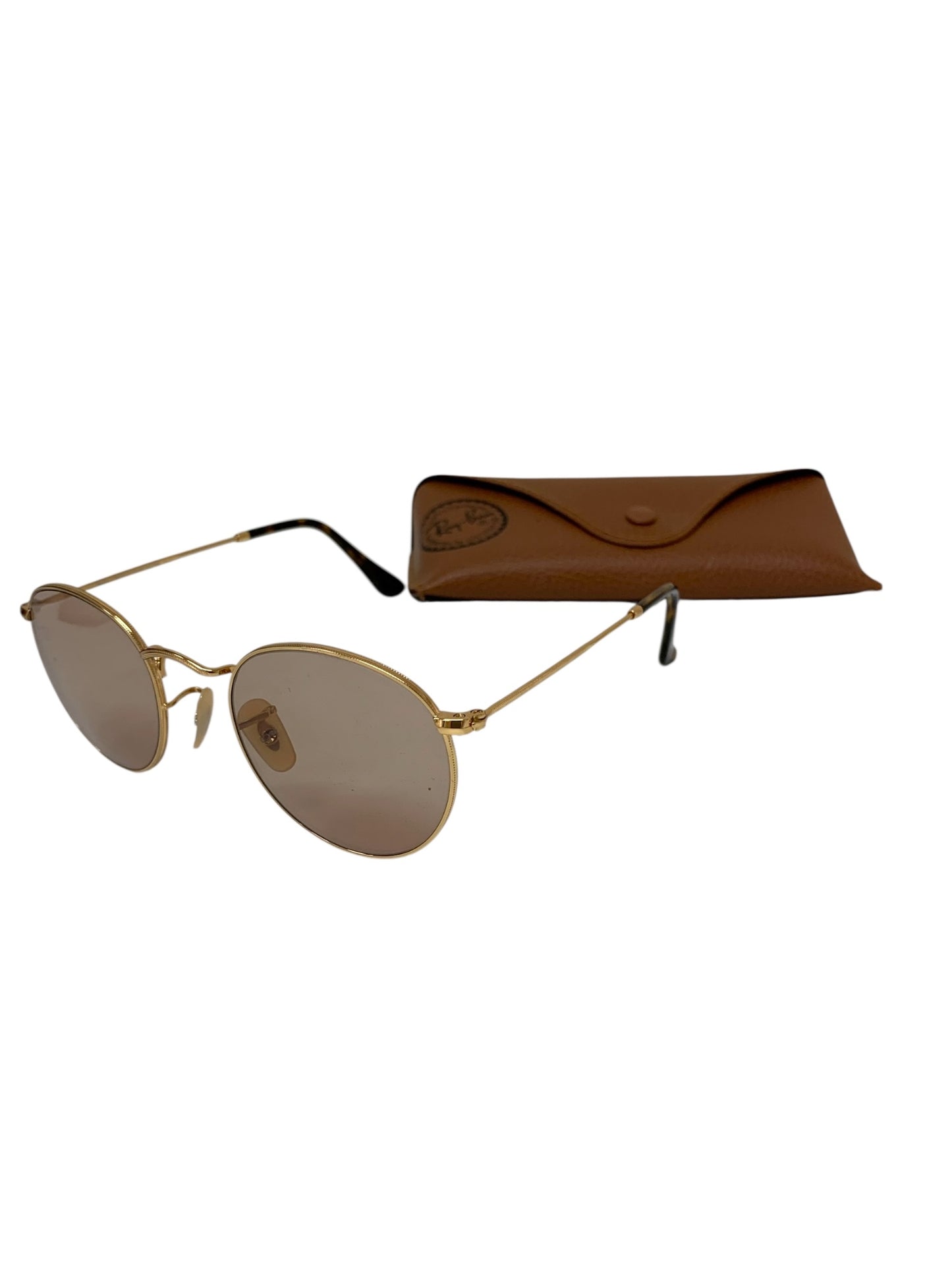 レイバン RB3447 サングラス ゴールド メタルフレーム フルリム ボストン ITDZLNS16YXS 【SALE】