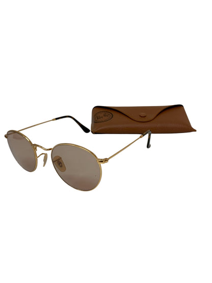 レイバン RB3447 サングラス ゴールド メタルフレーム フルリム ボストン ITDZLNS16YXS 【SALE】