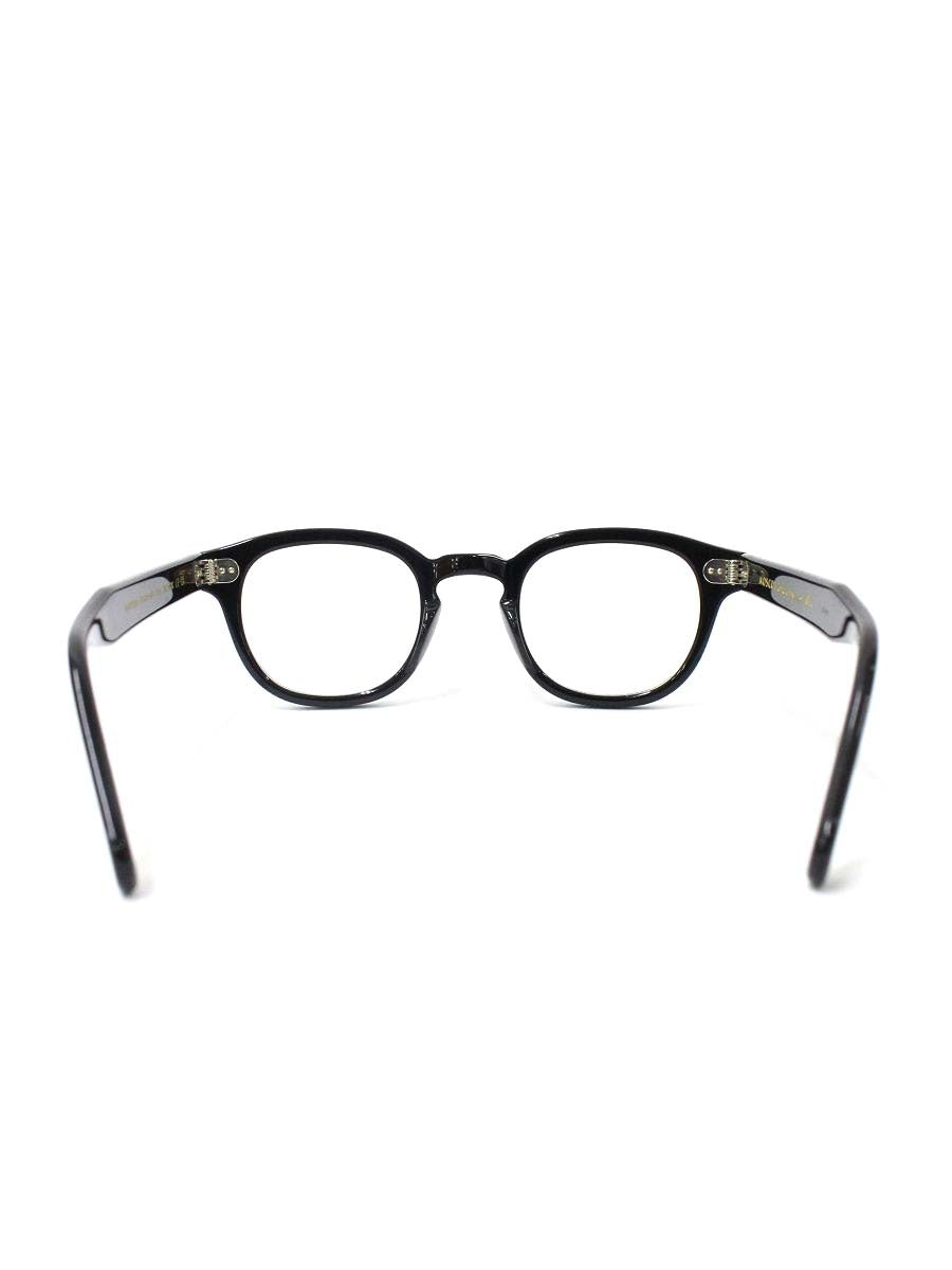 モスコット LEMTOSH メガネ ブラック セルフレーム フルリム ウェリントン ITOKVNKO1Z28