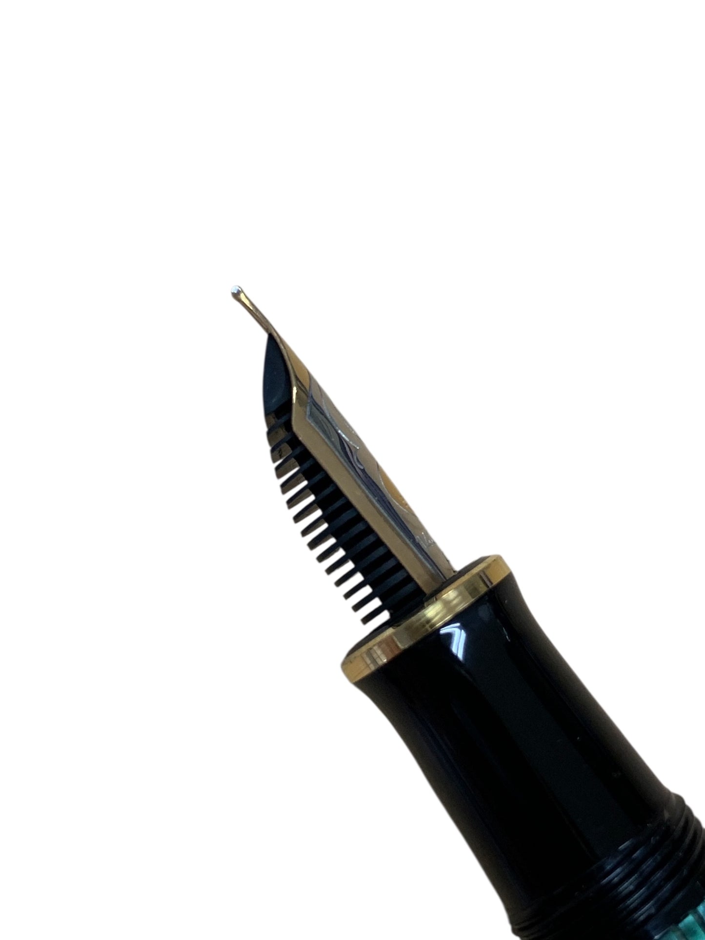 ペリカン 万年筆 スーベレーン M400 グリーン EF 14C 585 ITD1QWC8NTGE