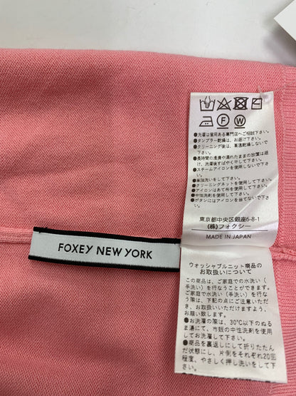 フォクシーニューヨーク Cardigan Logan 44419 カーディガン 40 ピンク IT3A08ISBTVC